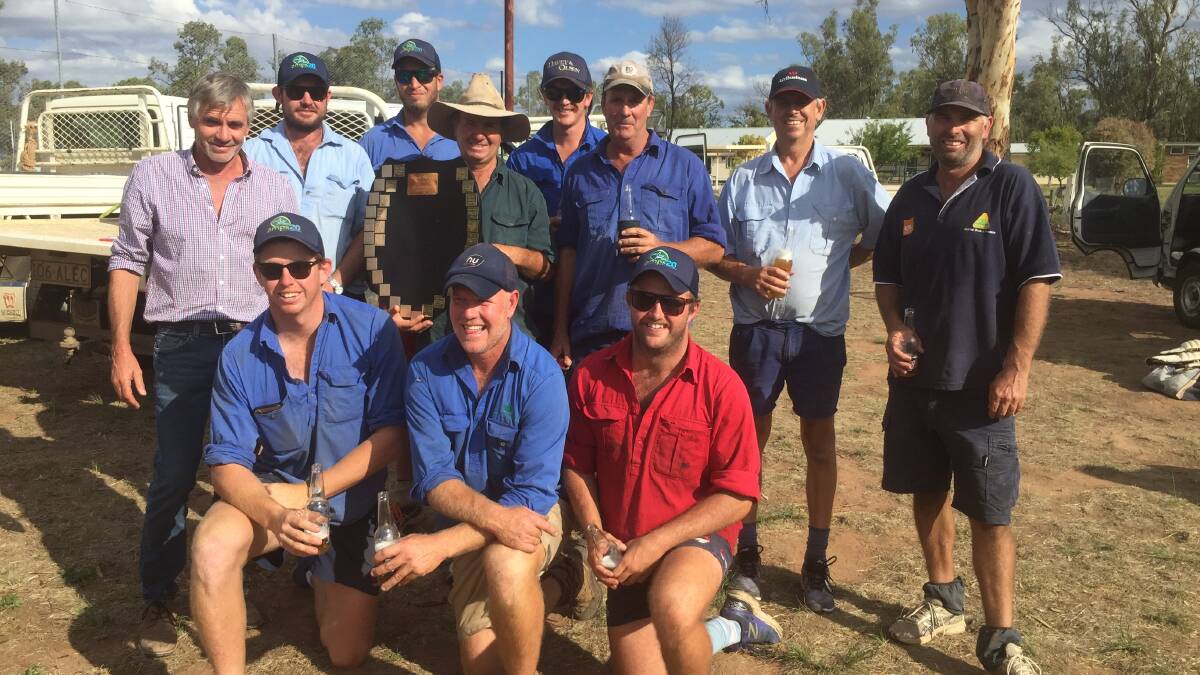 Smiles: Winners of the Premer Twilight zone cricket 7s in 2019 was the Blackville team.