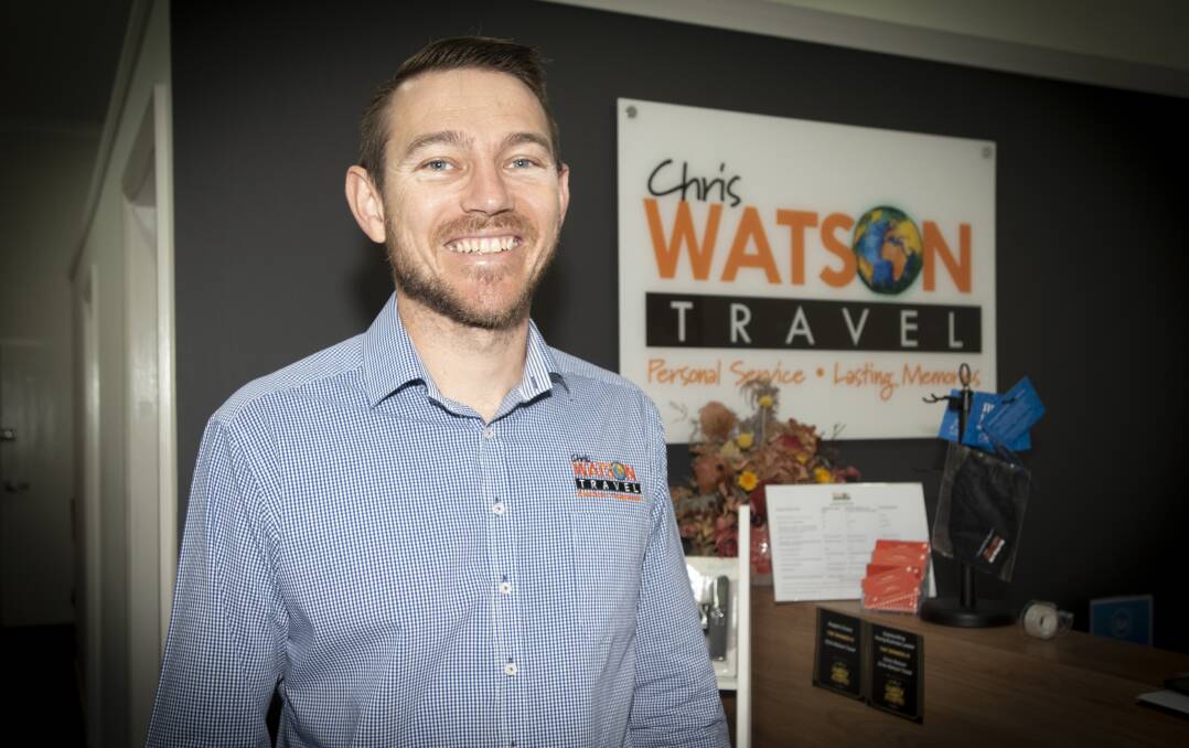 Changing times: Tamworth travel agent Chris Watson says he's noticed a trend with people looking to be more sustainable. Photo: Peter Hardin