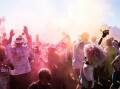 Great fun: Chase the Rainbow in today's Colour Run. Photo: Supplied
