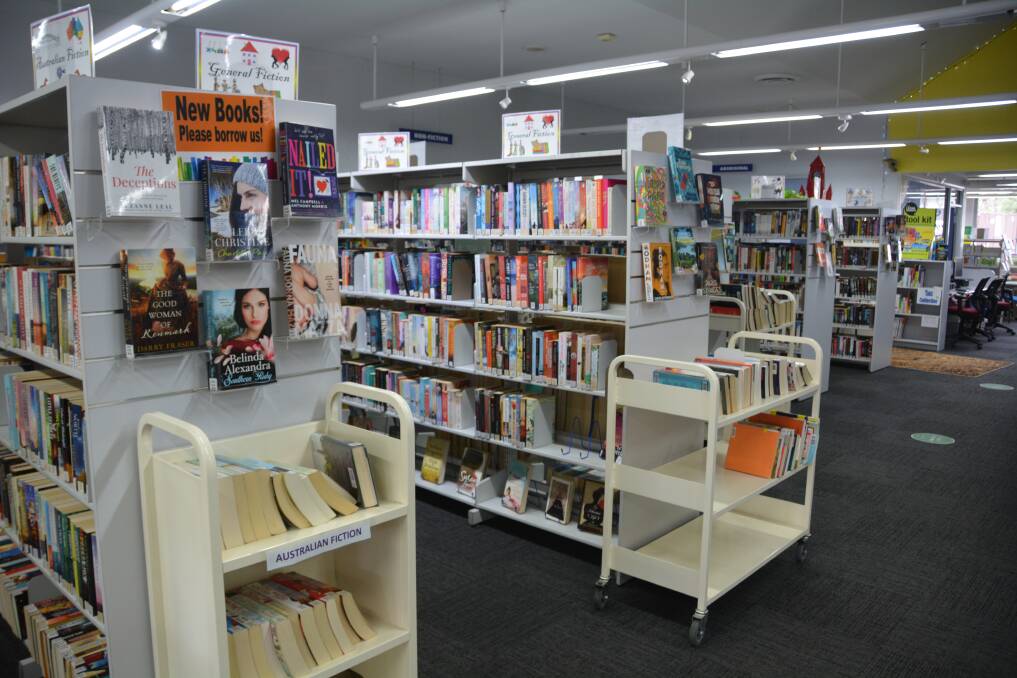 Ready to read: Gunnedah Shire Linbrary has plenty in store for book lovers. Photo: Jessica Worboys