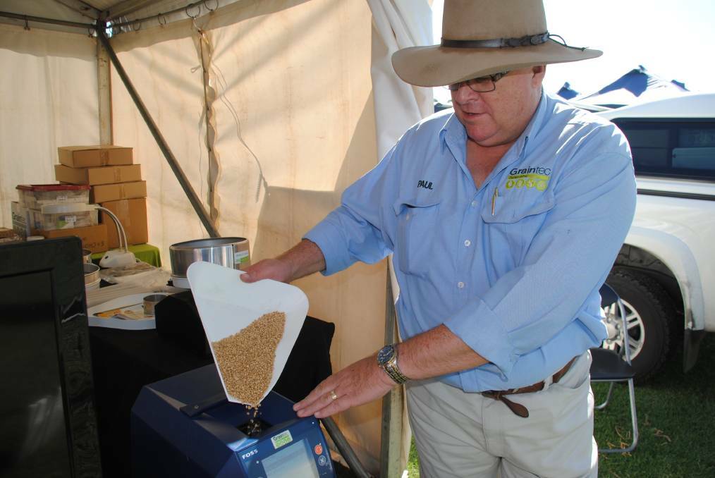 Graintec Scientific marketing and sales manager Craig Moore said visitors to his AgQuip site will be able to eat a Murray Gray steak sandwich and listen to a band.
