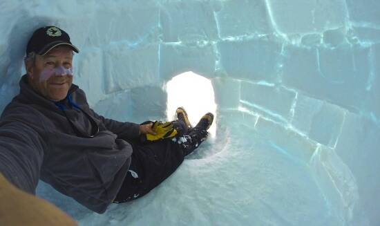 David Wood died from hypothermia after falling into a crevasse in Antarctica. Picture: davidwarburtonwood.com