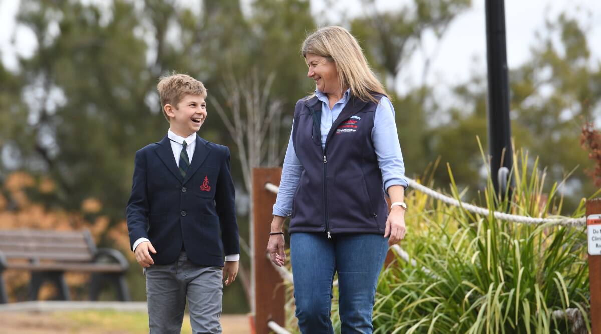 FULL OF BEANS: Jack and Kristine Burgess look forward to giving back to the Starlight Foundation with the help of the Spring Ridge community. Photo: Gareth Gardner