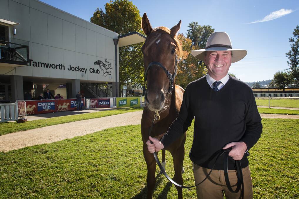 BACKING A WINNER: Barnaby Joyce says the levy will give the industry and the people it employs more security. Photo: Peter Hardin