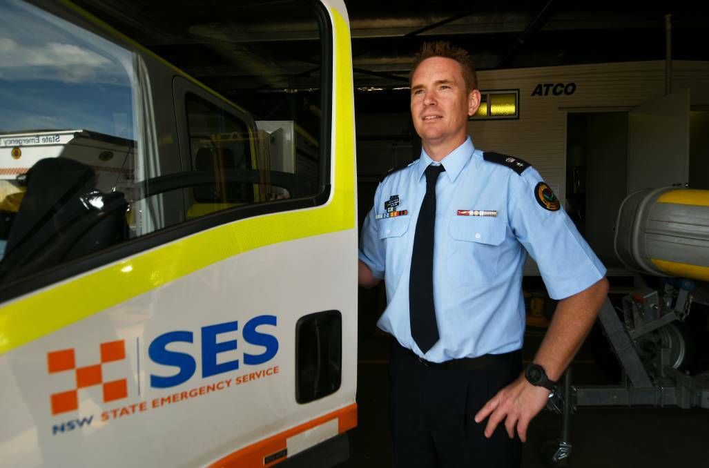 SES Superintendent Mitch Parker is on alert for a busy summer with a La Nina forecast. Picture by Gareth Gardner