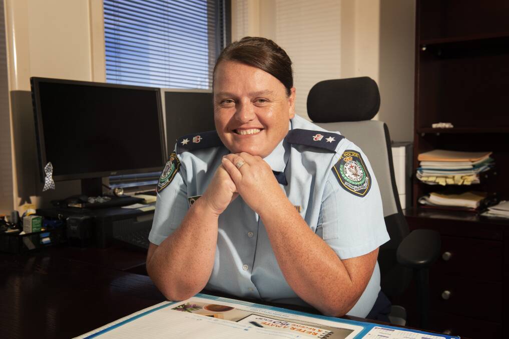 Head of the force: Superintendent Kylie Endemi has taken the reins of the Oxley Police District. Photo: Peter Hardin 020320PHB048