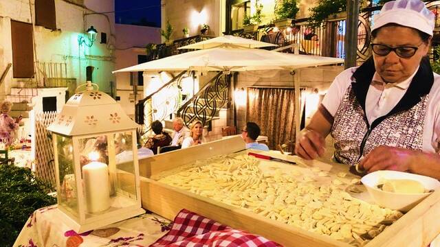 The locals of Puglia are passionate foodies.