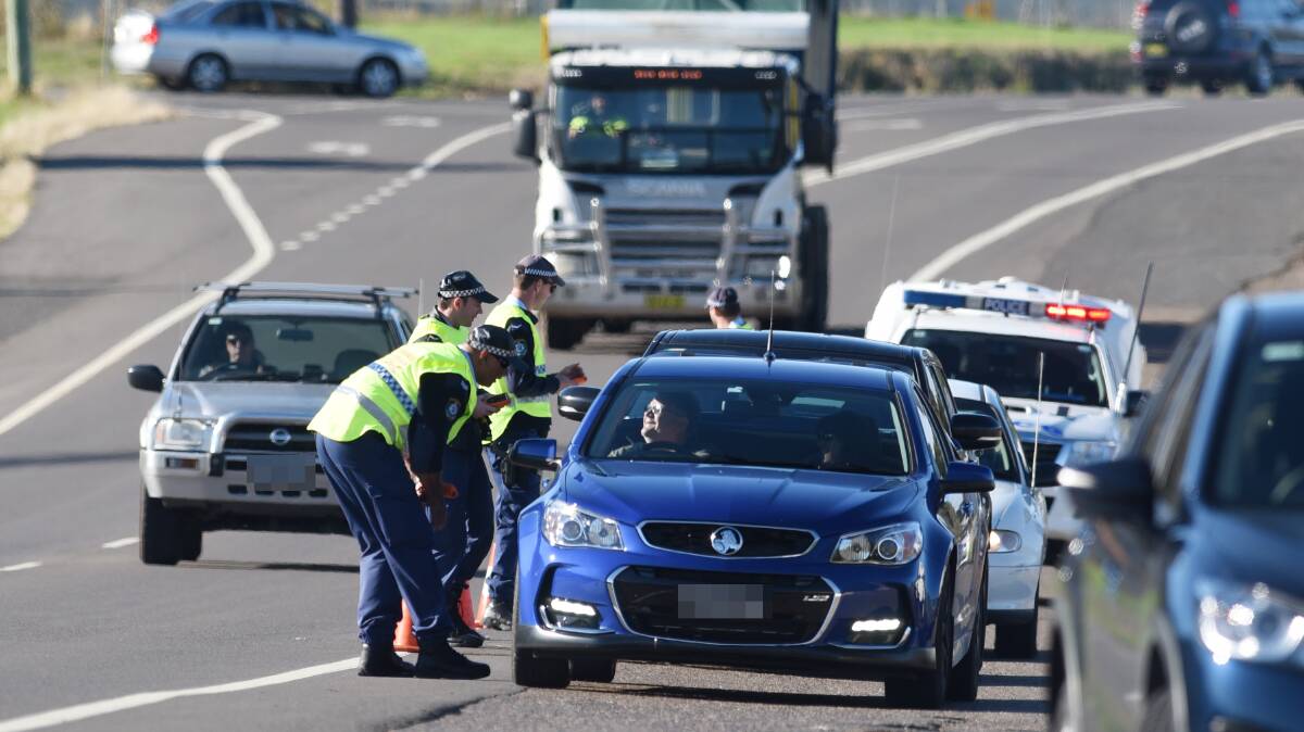 TAKE CARE: Double demerits are in place until midnight Monday. Photo: Gareth Gardner 
