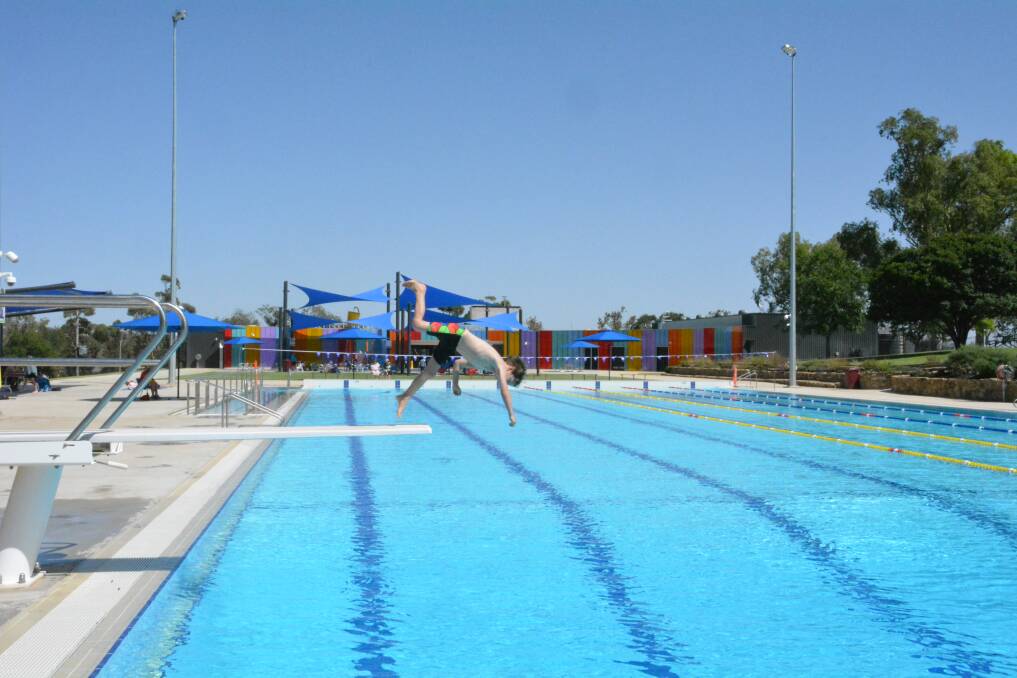 Gunnedah's 50m pool remains full for the time-being.