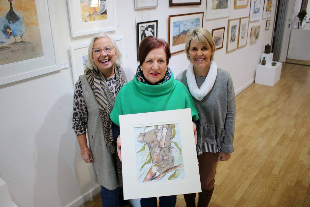 Arts Gunnedah's Jenny Croft, Shirley Urquhart and Jo McCalman are hopeful plenty of entries will pour in for the 48th Annual Arts and Ceramics Exhibition.