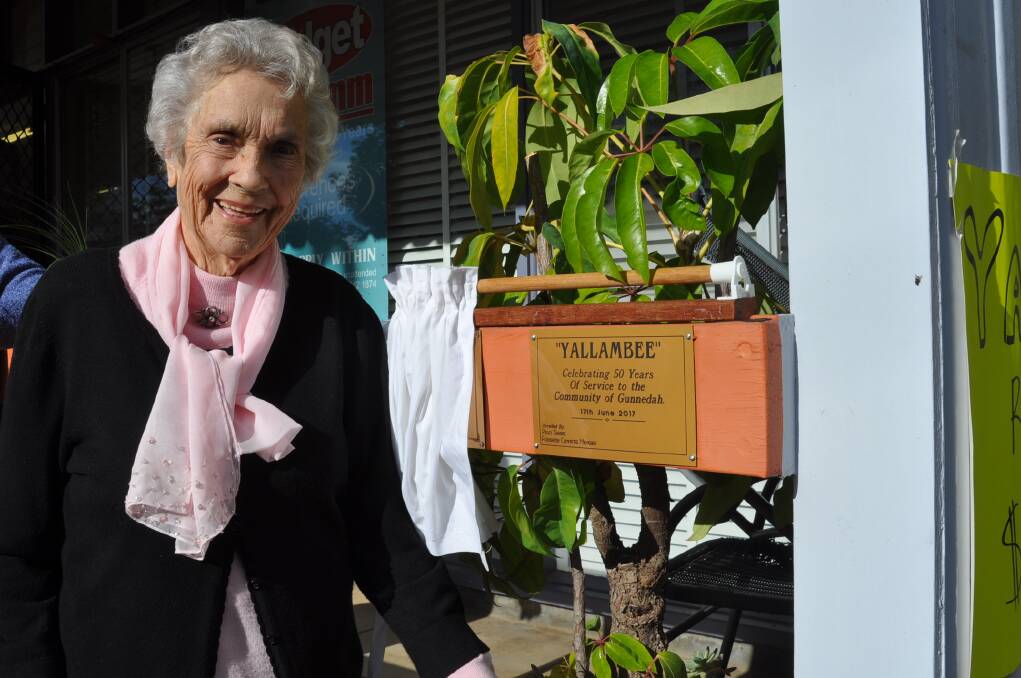 Gunnedah woman Peggy Sharpe died on June 13. She was a foundation committee member of Yallambee Homes for the Aged.