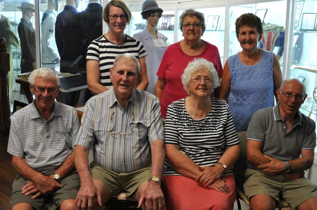 The 2018 committee for Gunnedah and District Historical Society. Back, from left, Kathy Mayoh, Kay Wilson and Marie Hobson. Front, from left, Brian Gregson (patron), Bob Leister, Shirley Coote and Alan Barker. Absent: John Flannery, Judy Muggleton, Esther Underwood and Col Rosewell. Photo: Supplied