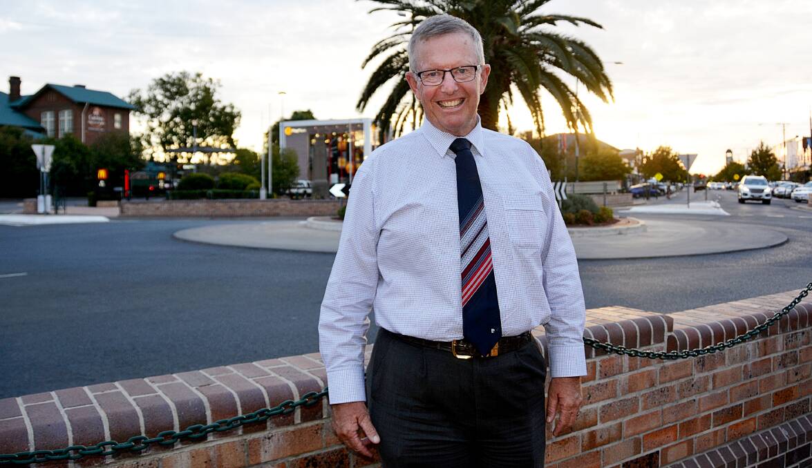 Newly re-elected Parkes MP Mark Coulton in Gunnedah this month. Photo: Jessica Worboys