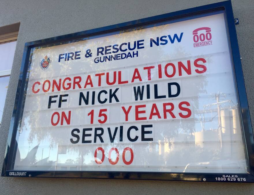 Wild fire: Gunnedah man marks 15 years with NSW Fire and Rescue