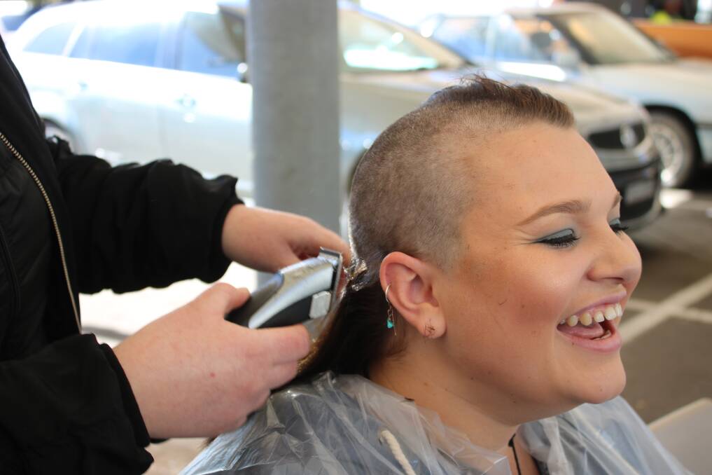Chanelle Callaghan undergoes a major hair cut in 2018.