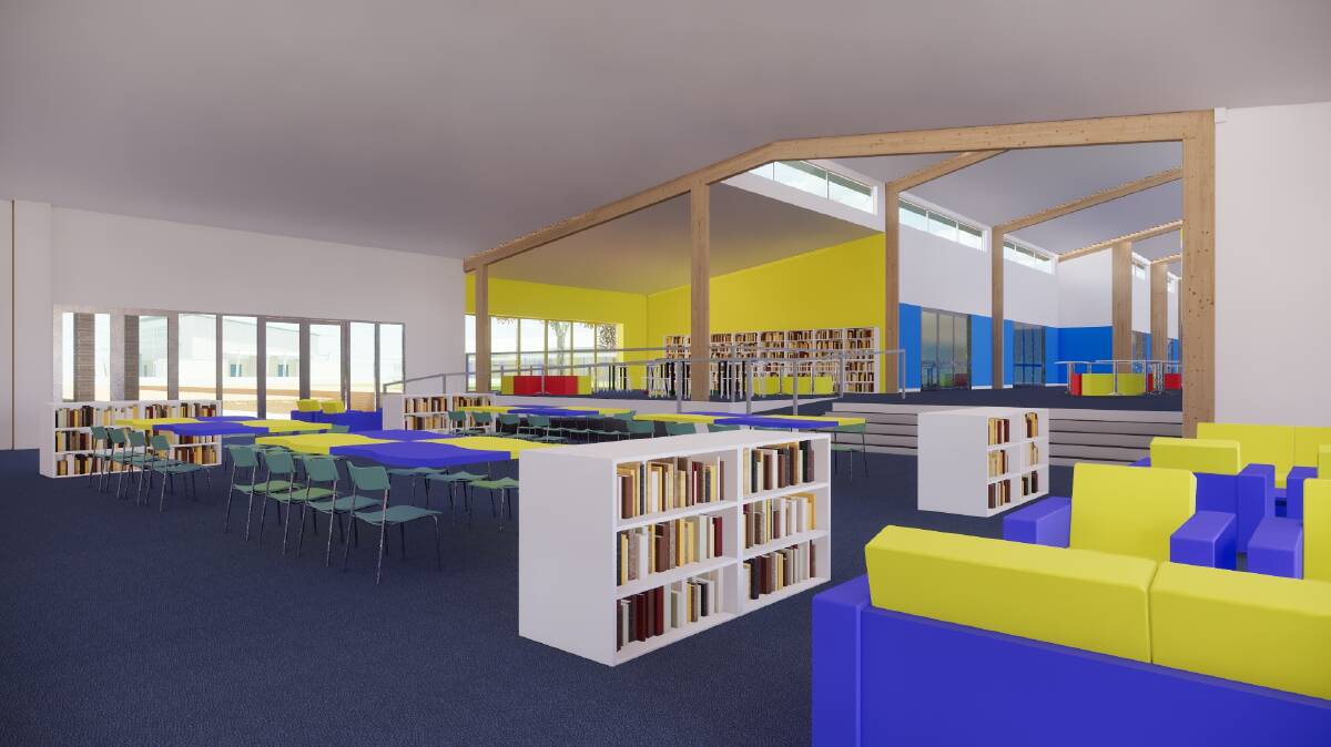 An architect's impression of one of the new learning spaces. Image: Glendenning Szoboszlay Architects