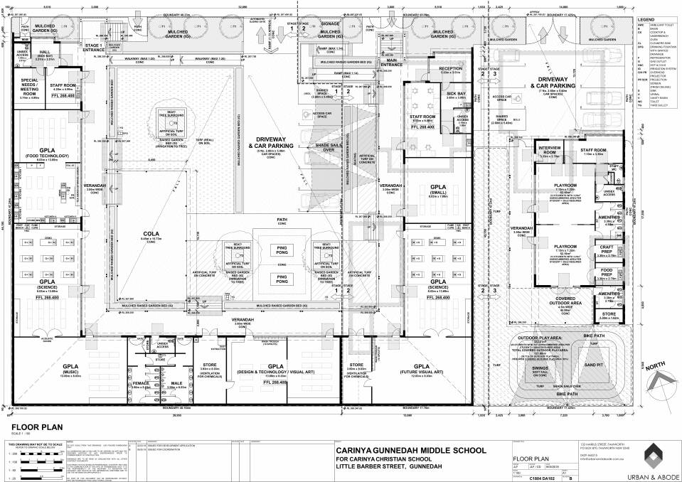 The floor plan for the entire project. The left half of the plan is stage one, which is expected to start in August. Image: Supplied