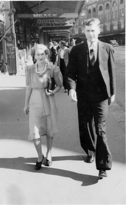 Emmie and Tom in Sydney during the war years.