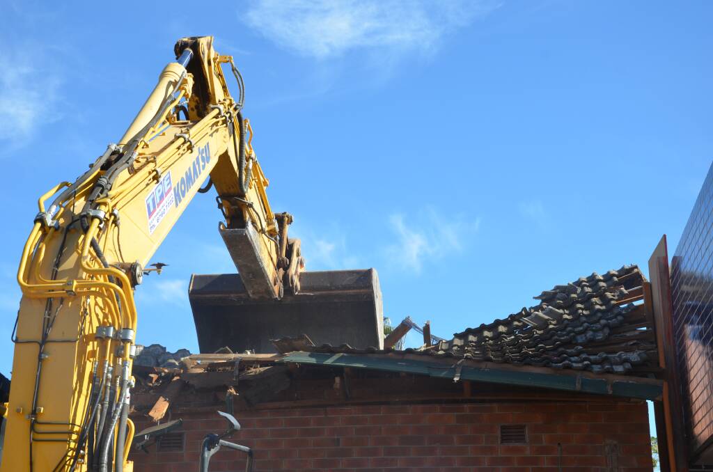 The old police station being demolished in August.