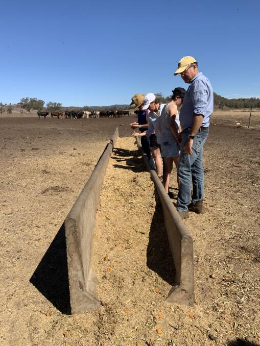 Lane Cove residents learn about alternative feed from a Mullaley farmer.