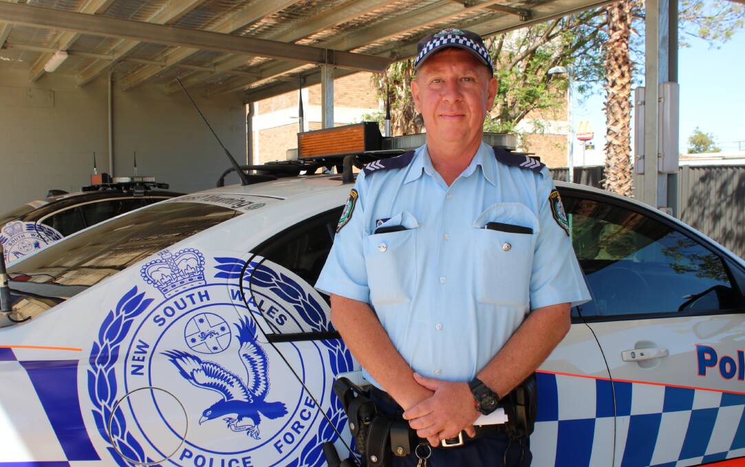 Sergeant Mark Benson will finish up at the Gunnedah police station late next week.