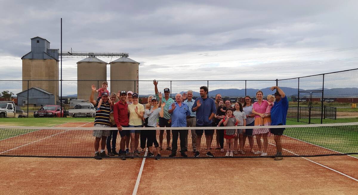 ACE COURTS: Breeza residents are enjoying their restored tennis courts. Photo: Debra Hilton