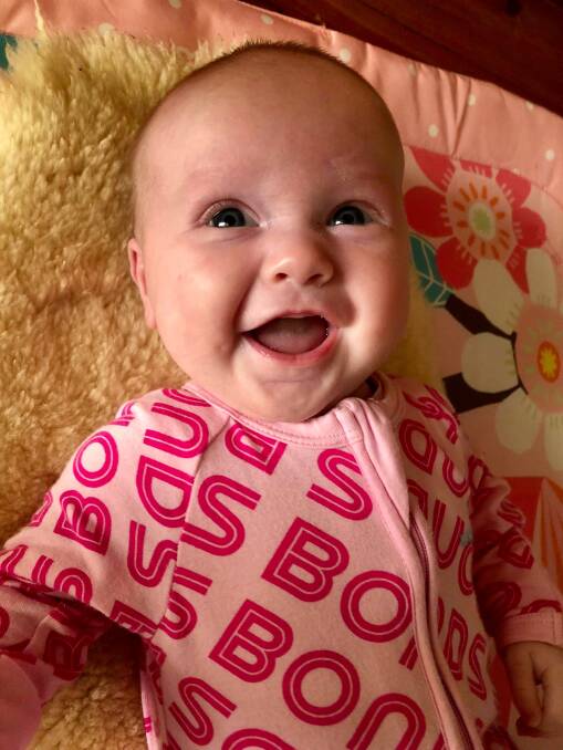HAPPY DAYS: Harmony-Raine Bliss Maree Collits was born on April 5. Photo: supplied