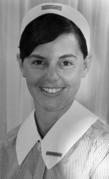 Fran Grosser as a young nurse. Photo: supplied