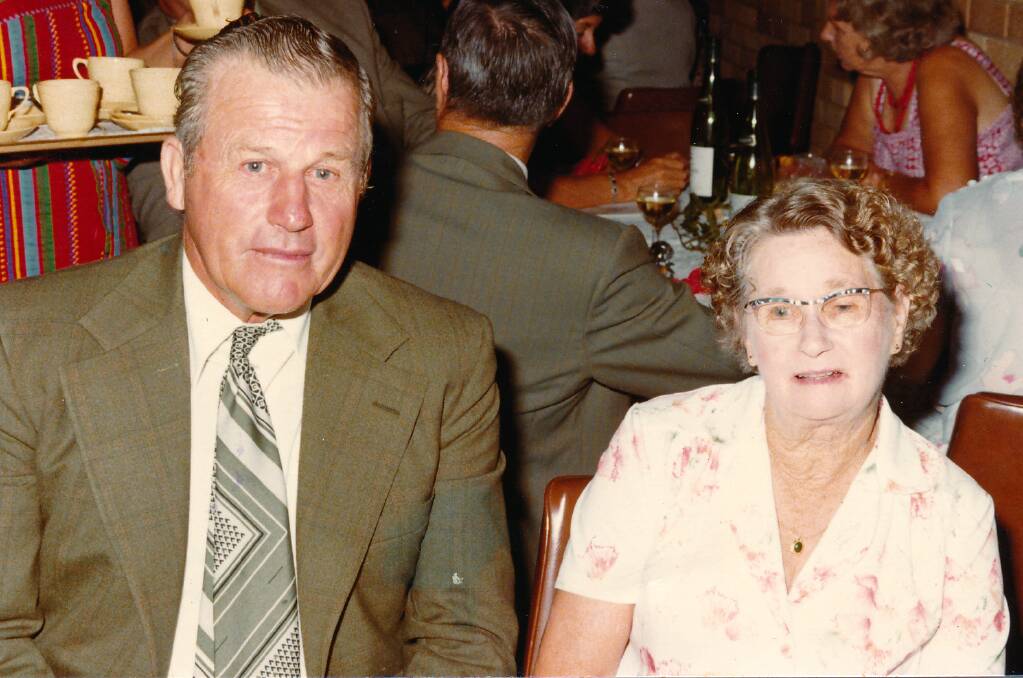 Tom and Emmie in their later years. They were married for 72 years.