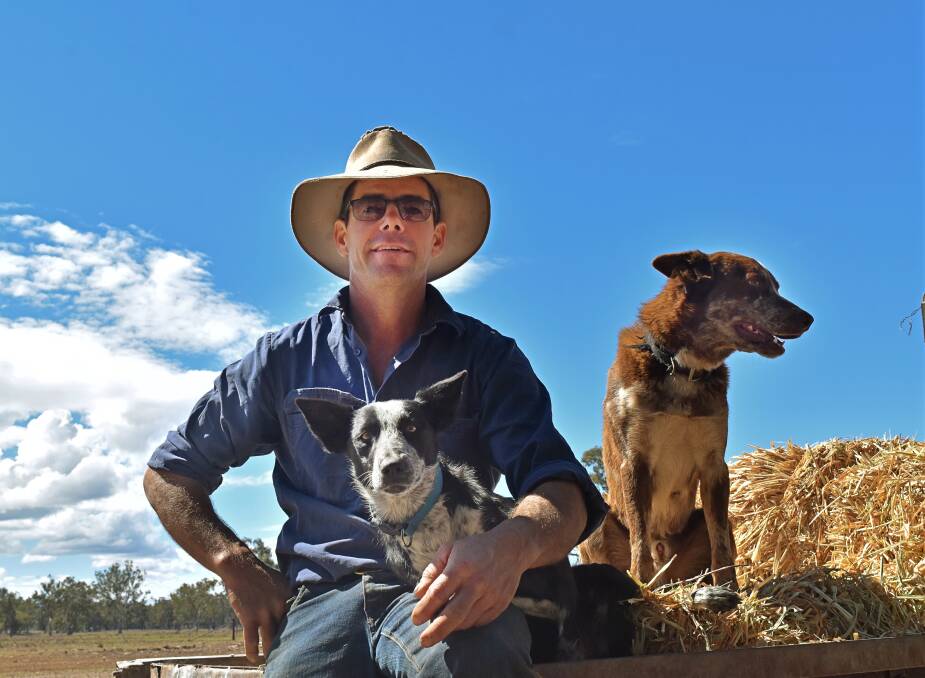 HARD WORK: Boggabri farmer Richard Gilham gives an insight into 
how he is dealing with the region's drought conditions. Photo: Ben Jaffrey