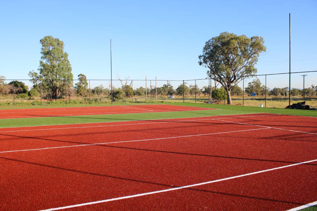 The courts were constructed in early 2020. Photo: Mark Keating