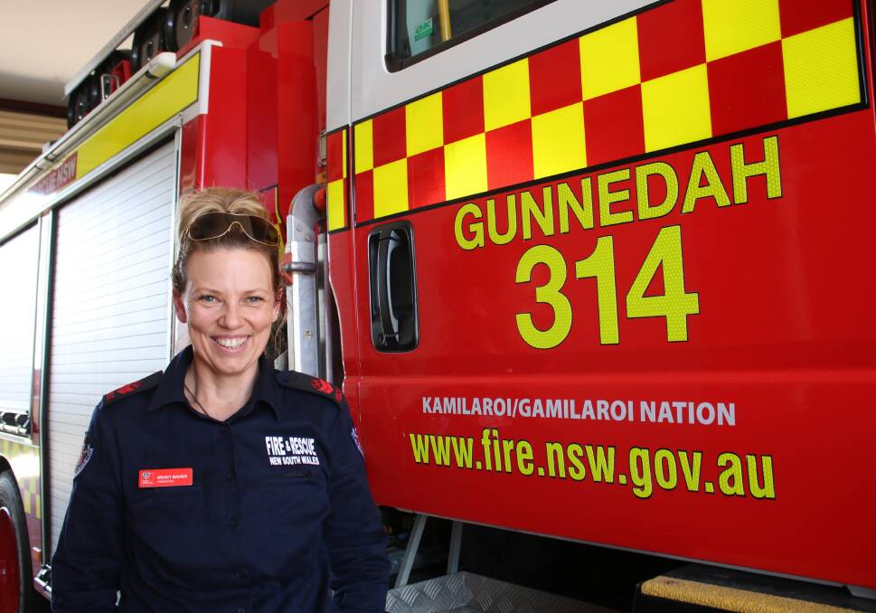 Wendy Maher has been with Gunnedah Fire and Rescue for 10 years.