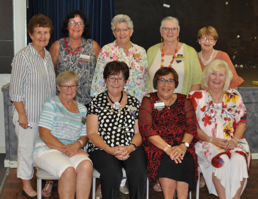 Gunnedah Evening VIEW Club committee members elected at the annual general meeting. Standing, from left, Marie Hobson, Anne Finnigan, past national councillor Judy Sills, Margaret Stevens, Linda Lee. Seated: Ro Eveleigh, Pauline Grant, Kate Knight and Trish Conway. Absent: Sue Braby.
