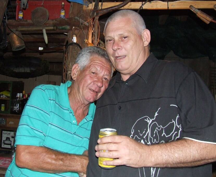 Wayne Irwin (right) with his brother Dale.