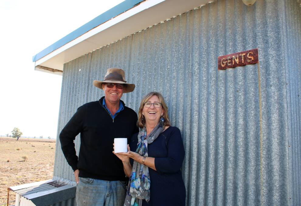 ROLLING WITH IT: Emerald Hill Progress Association's Scott McCalman and Maxine McDonald are thrilled the hall will get new loos.