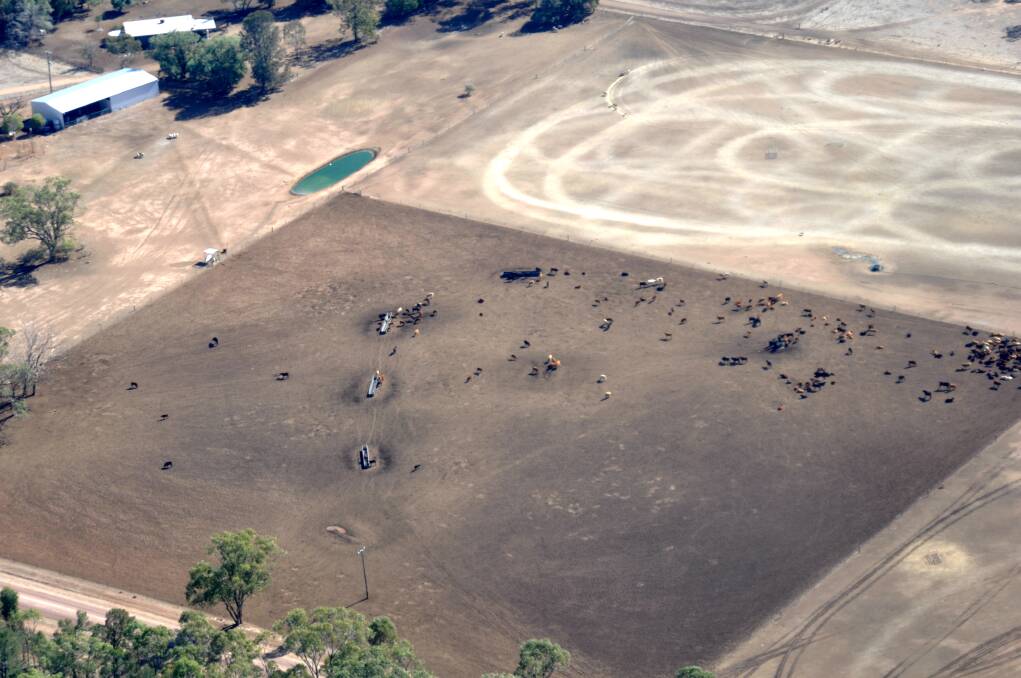 Marie Hobson captures the widespread effects of the drought in the Gunnedah shire from the air.