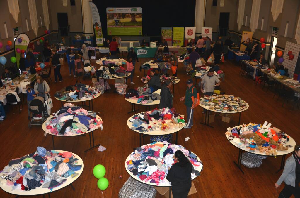 PACKED HOUSE: The Gunnedah Town Hall played host to homeless connect day. Photo: Billy Jupp 