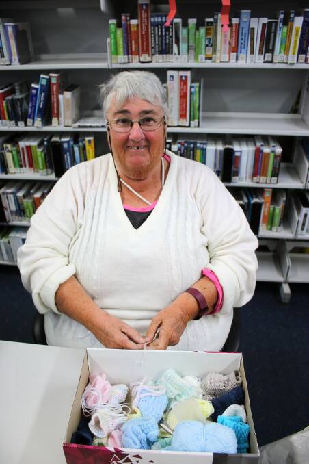 Annette Marshall loves to join locals for Knit, Natter, Colour and Chatter on Saturdays.