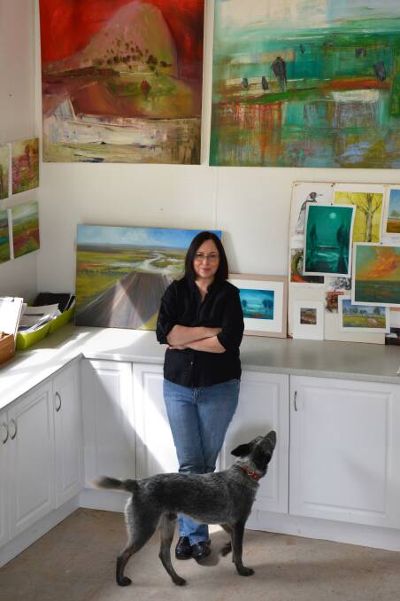 Maree Kelly lives on a farm south of Curlewis and is well-known for her works of nature. Photo: Supplied