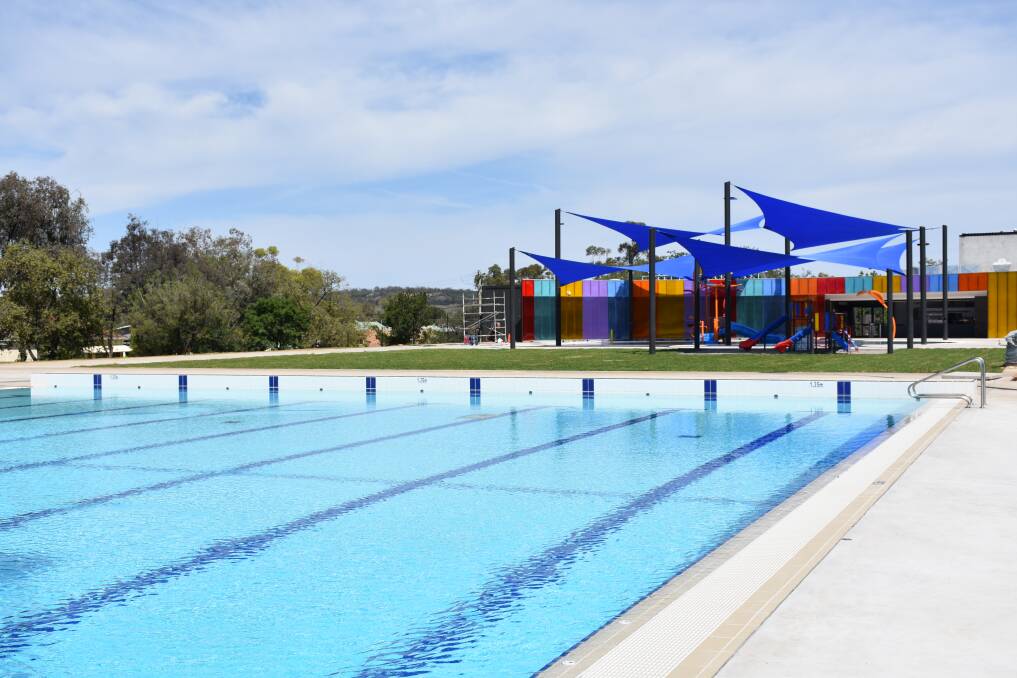 The new 50-metre pool is looking glorious. Photo: Supplied