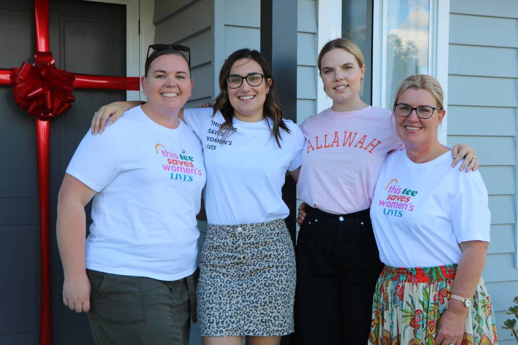TENASCIOUS TEAM: Aylish Flannery, Sam Senes, Danielle Barisa and Karen Neader are just four of the many dedicated committee members behind Gunnedah's first crisis accommodation for domestic violence victims. Photos: Vanessa Hohnke