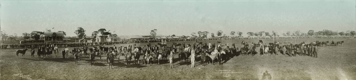 Gunnedah Show in 1922. Photo courtesy of Maree Kelly.