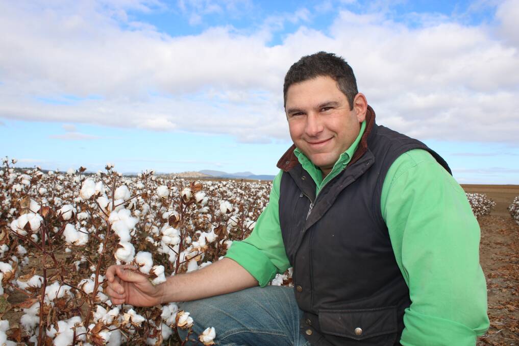 Agronomist Sam Simons has been selected for Cotton Australia's Cotton Leaders program. Photo: Vanessa Höhnke