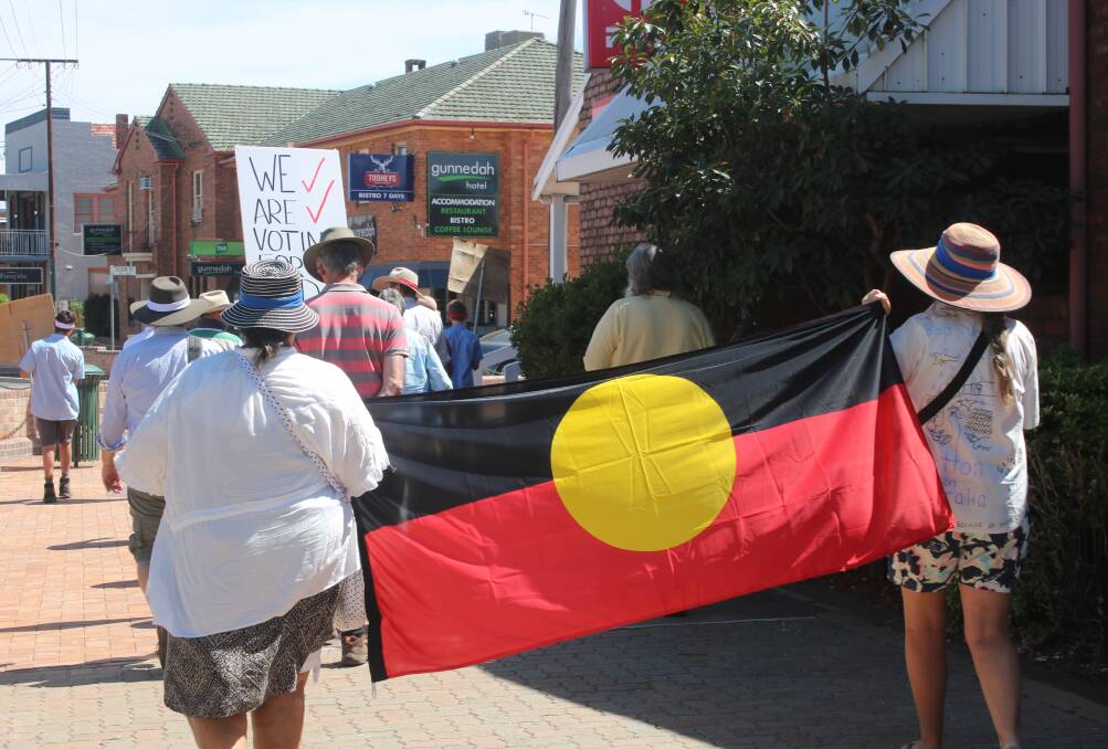 The rally was supported by the Kamilaroi community.