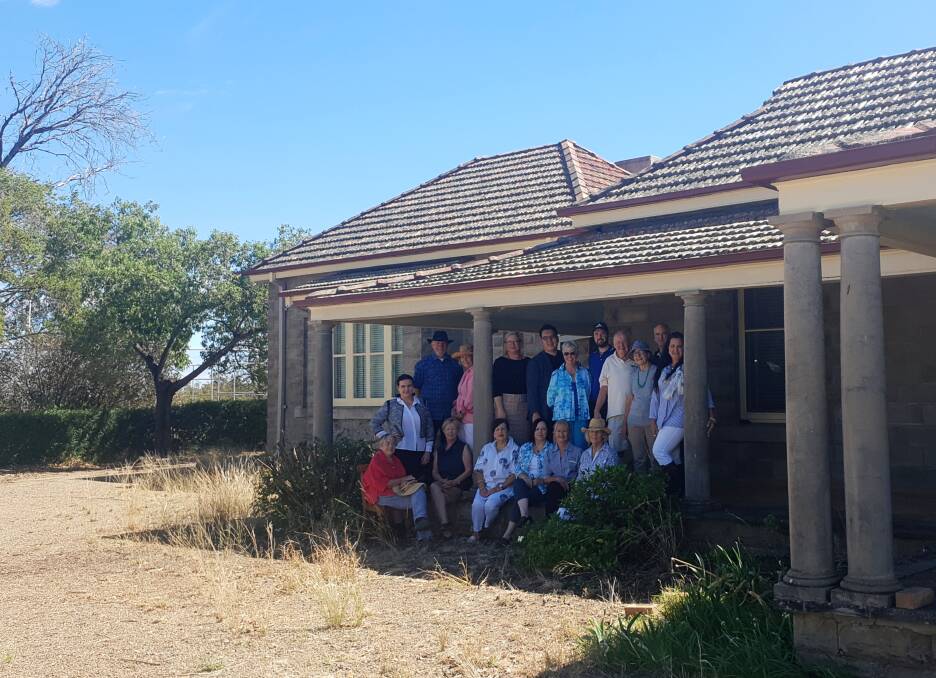 SITE VISIT: The Dorothea Mackellar Memorial Society at Kurrumbede on the day Whitehaven announced a $500,000 commitment to restore and preserve the homestead's gardens. Photo: Whitehaven