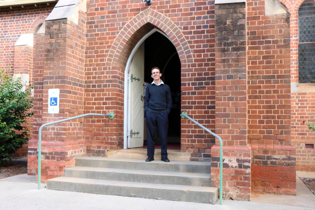 Gunnedah Anglican Church's David Piper is glad they can hold face-to-face services once again.