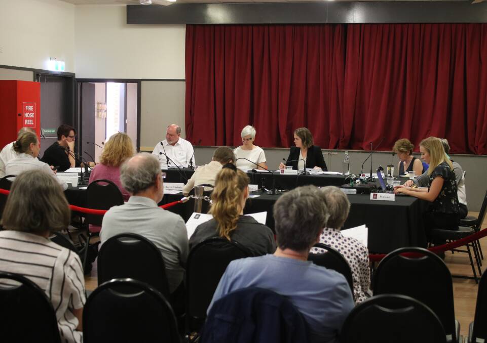 Twelve witnesses spoke at a hearing for the Upper House koala inquiry in Gunnedah on Friday. Photo: Vanessa Hohnke
