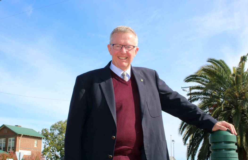 NEW JOB: Parkes MP Mark Coulton in Gunnedah last year. He will be taking on the new role as Assistant Minister for Trade, Tourism and Investment. Photo: Vanessa Höhnke