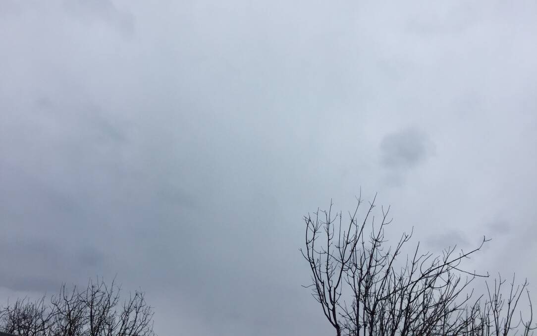 Gunnedah's grey sky.