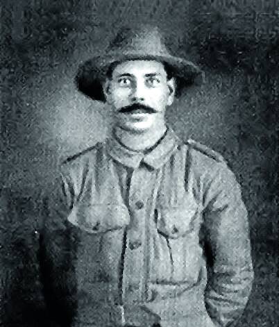 Indigenous soldier William Allan Irwin was awarded the Distinguished Conduct Medal for "most distinguished gallantry and devotion to duty". Photo courtesy of Les Clar.